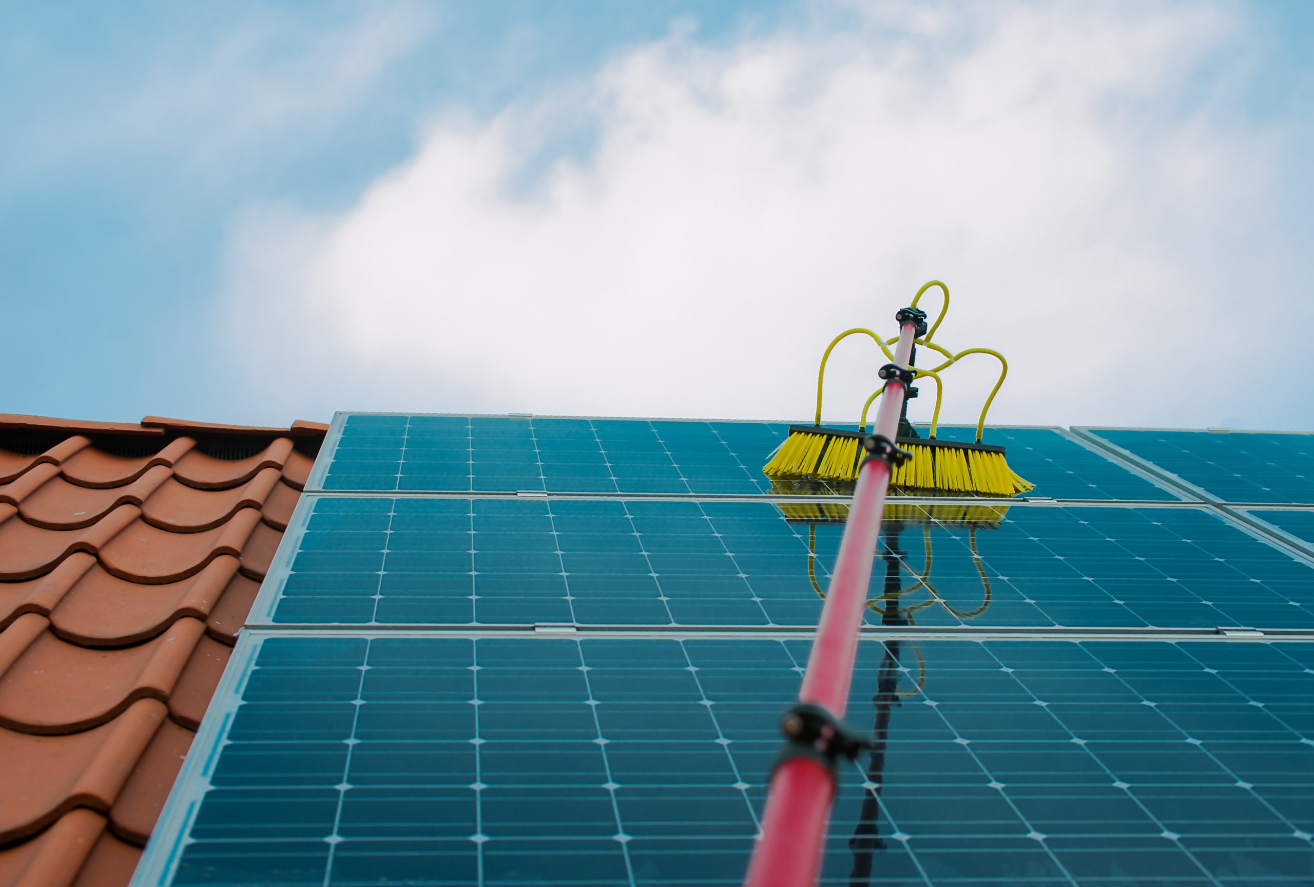 Our brisbane window and solar panel cleaning vans stocked with all the right tools to easilt clean windows, solar panels and gutters all around brisbane